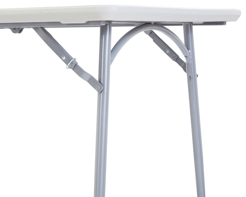 NPS 30" x 72" Heavy Duty Fold-in-Half Table, Speckled Grey