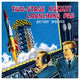 "Two-Stage Rocket Launching Pad" Digital Paper Print by Retrorocket, 24"x24"