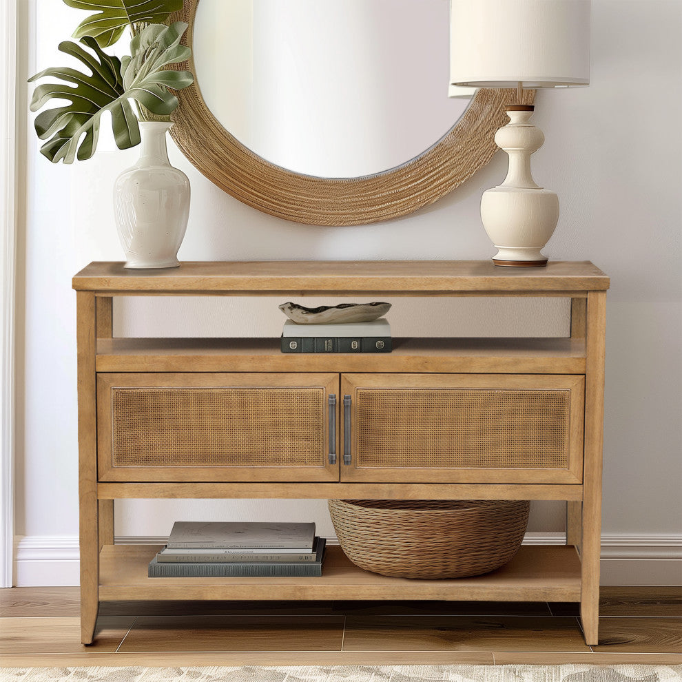 Martha Stewart Naomi 2 Door Storage Console Table