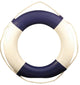 30" Blue and White Life Ring
