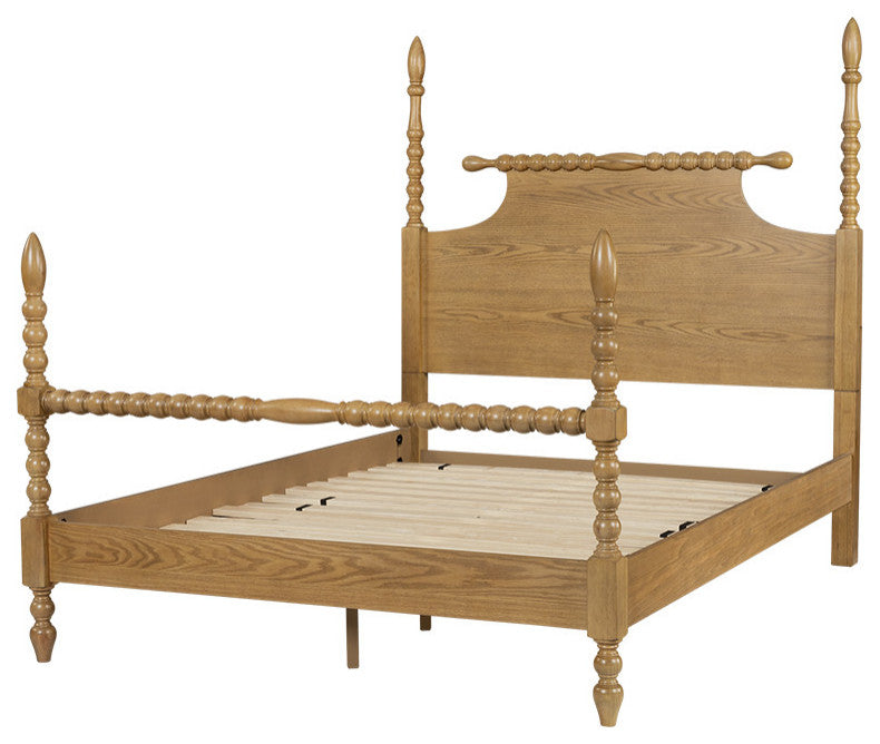 Madison Park Signature Beckett Bed Transitional Wood Bedframe