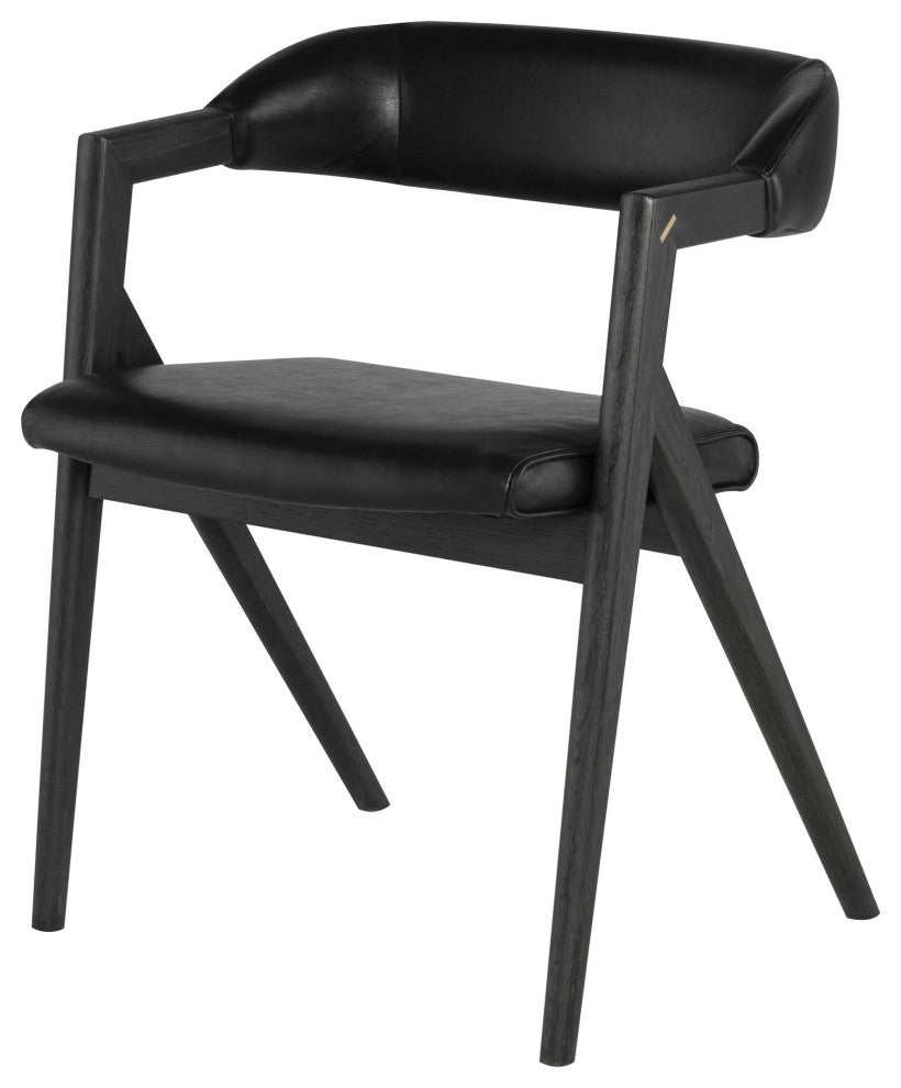 Anita Raven Leather Dining Chair