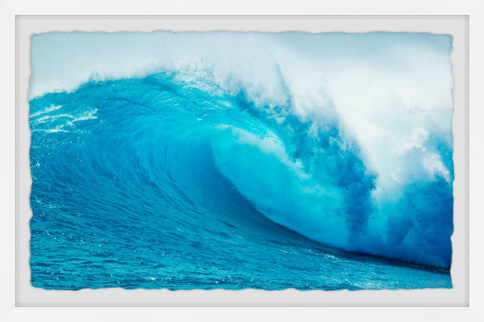 "Go With the Flow" Framed Painting Print, 12x8