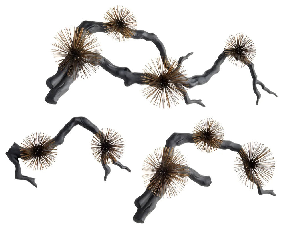 Ichiyo Wall Decor, Black Small