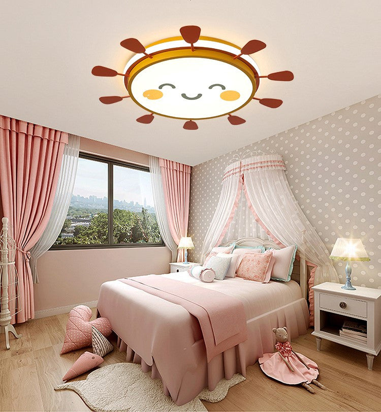 Crissier | Creative LED Smile Sun Ceiling Lamp for Kids room