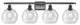 Innovations Lighting 516-4W-BK-G124-8 Athens 4 Light 36" Bath Vanity Light