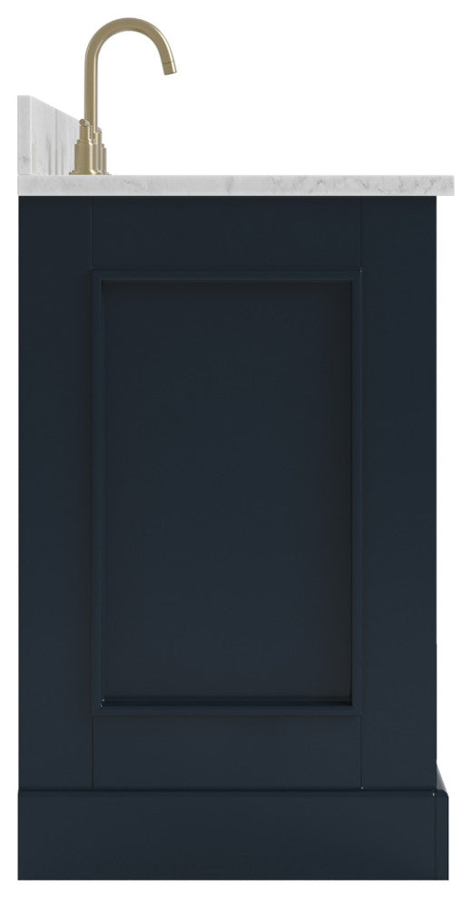 Ariel Stafford 37" Single Left Offset Oval Sink Bathroom Vanity