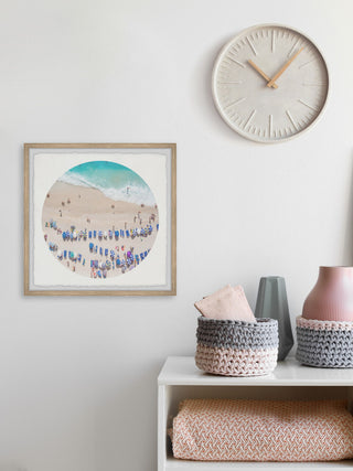 "Plush Summer" Framed Painting Print, 24x24