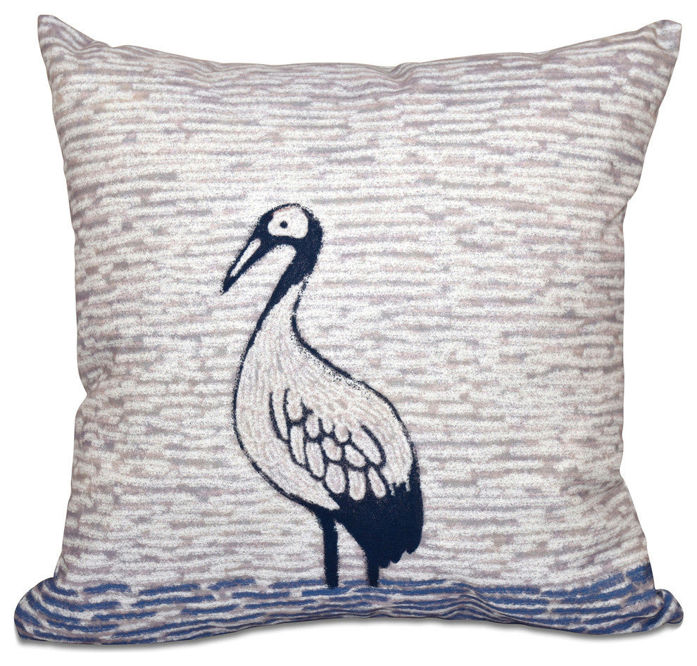 Bird Watch, Animal Print Pillow, Purple, 18"x18"