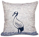 Bird Watch, Animal Print Pillow, Purple, 18"x18"