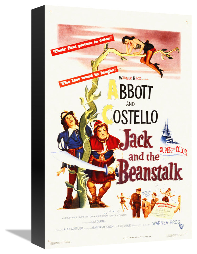 Abbott and Costello, Jack And The Beanstalk, 10x16