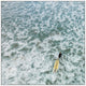 "Choppy Waters" Floater Framed Painting Print on Canvas, 18"x18"