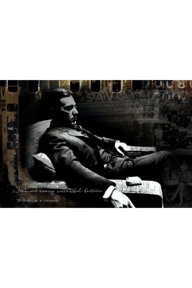 Il Padrino Photographic Artwork | Andrew Martin Godfather Pacino, 71" X 47"