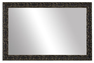 Maricopa Framed Wall Mirror, Black, 20"x60"