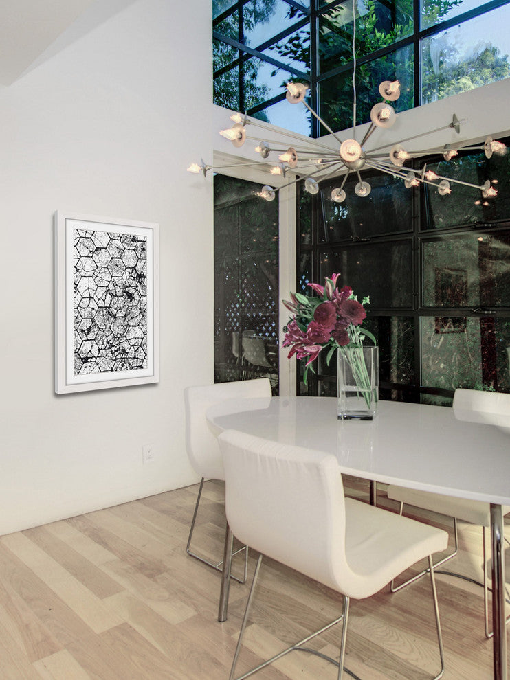 "Honeycombs" Framed Art Print