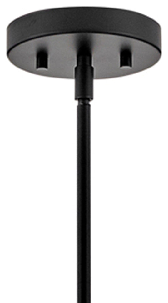 Hinkley Eloise 22.25" Small Pendant Light, Black + Clear Glass