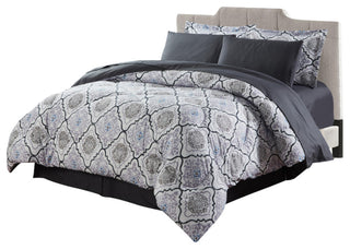 Bibb Home 8pc Down Alternative Bed in a Bag Set, Verona, Queen
