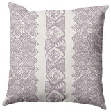 Central Comb Outdoor Pillow, Purple, 14"x20"