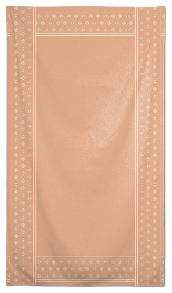 Mudcloth Crosses 58 x 102 Outdoor Tablecloth