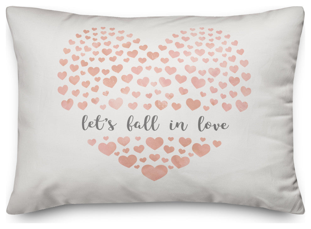Let's Fall in Love 14x20 Spun Poly Pillow