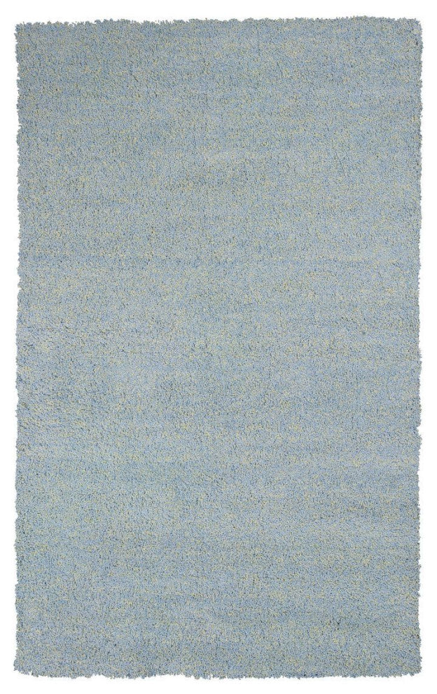 KAS Bliss 1582 Blue Heather Shag Area Rug, 9' x 13'