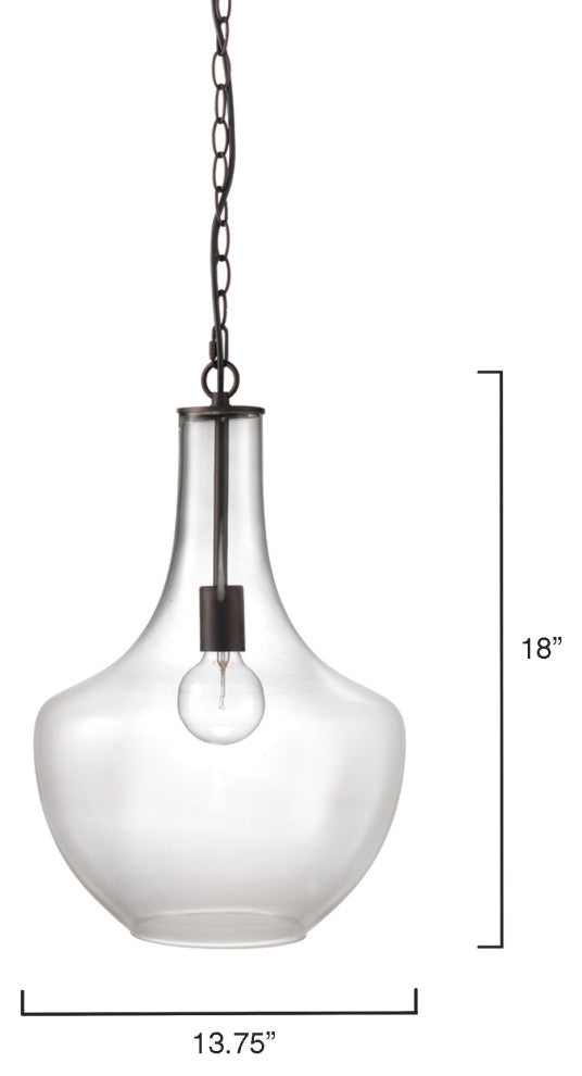 Sutton Glass 1-Light Pendant