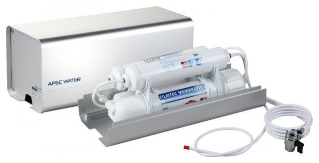 APEC Ultimate Portable 90 GPD Countertop Reverse Osmosis Water System with Case