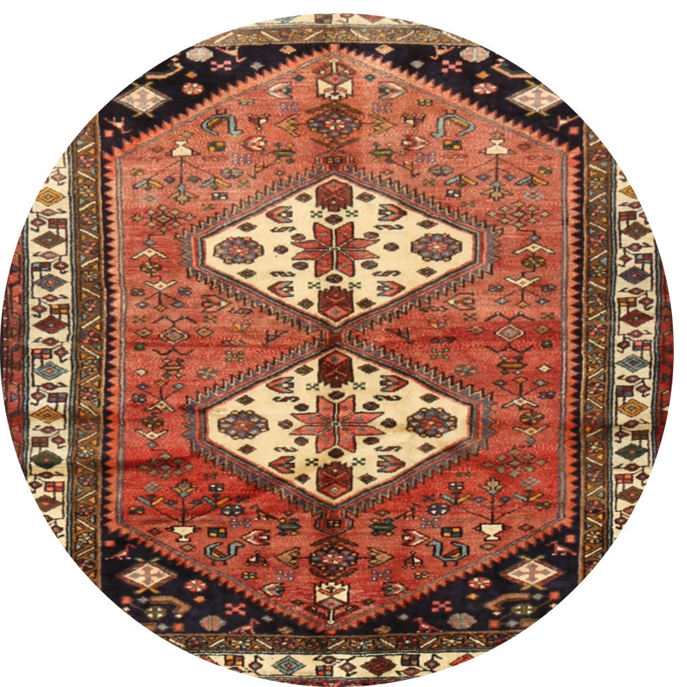 Ahgly Company Indoor Round Traditional Area Rugs, 3' Round