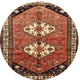 Ahgly Company Indoor Round Traditional Area Rugs, 3' Round