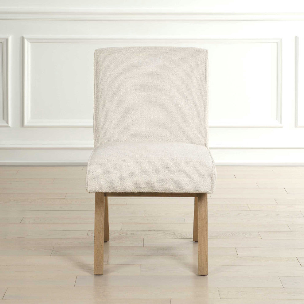 Uttermost Blakely White Armless Dining Chair