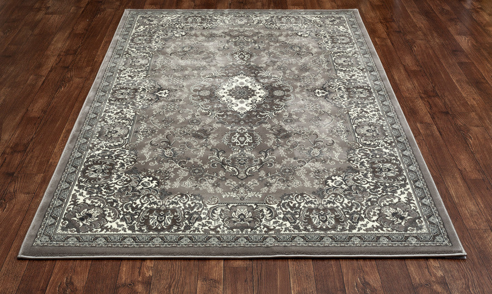Chelsea Royalty Mushroom 6'7"x9'6" Oval Area Rug