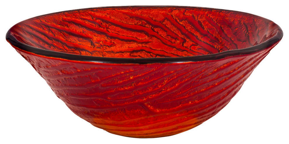 Novatto Misto Glass Vessel Sink with Drain and Mounting Ring, NOHP-G028, Oil Rubbed Bronze