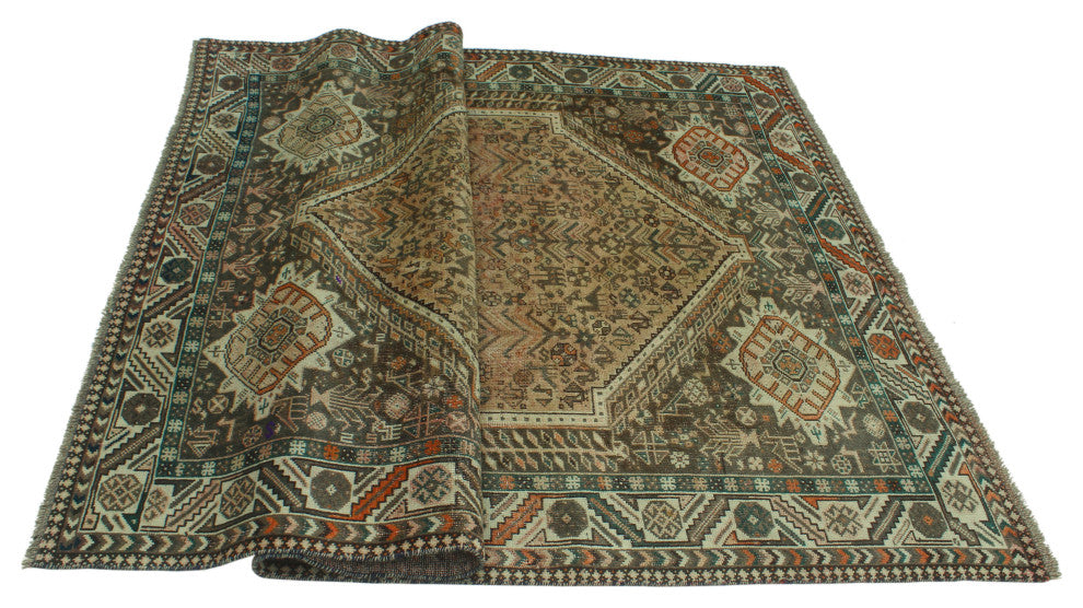 Semi-Antique Uzra Rust Rug