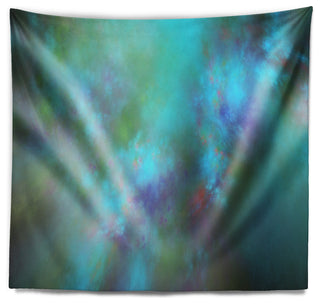 Perfect Blue Starry Sky Abstract Wall Tapestry, 92"x78"