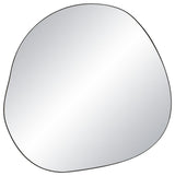 Dolly 45.25" Tall Irregular Wall Mirror, Black