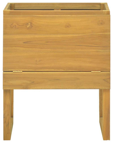 vidaXL Bathroom Cabinet Bathroom Cupboard Storage Cabinet Solid Wood Teak