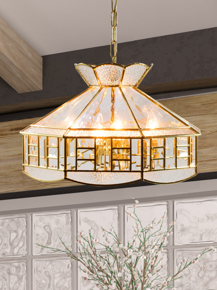 Tacoma 4-Light Beveled Glass Hanging Fixture