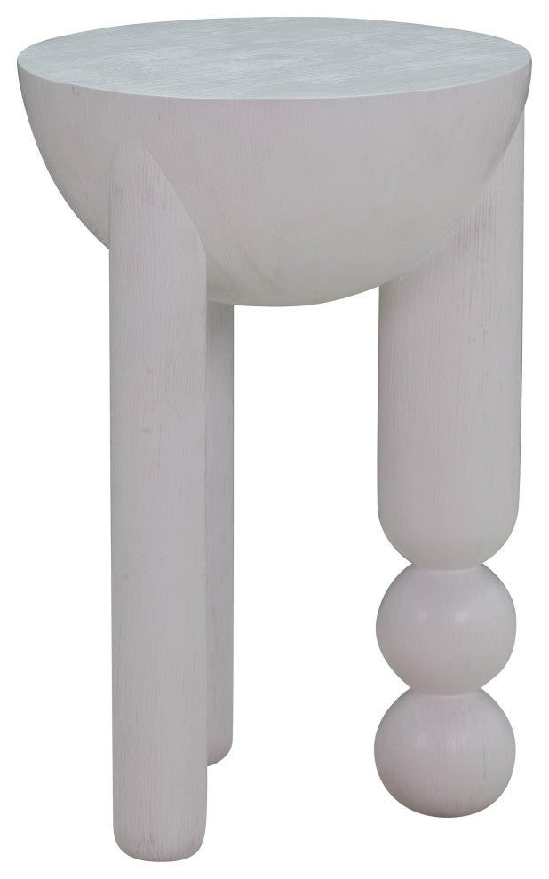 Morse White Accent Table