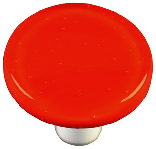 Tomato Red Knob Round, Black Post