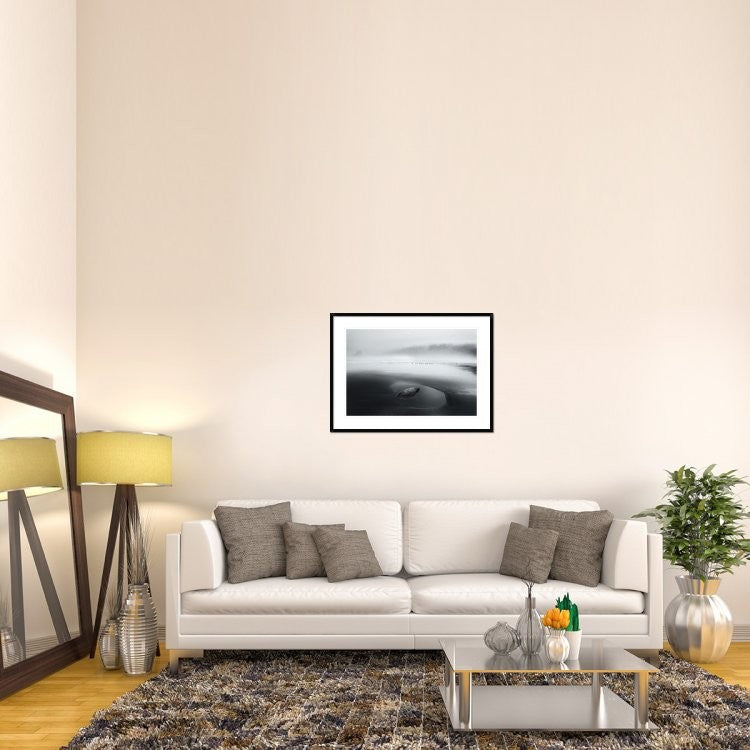 "One Morning" Framed Digital Print by Dani Bs., 38"x28"