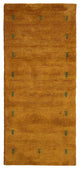 HAND KNOTTED LOOM SILK ECO-FRIENDLY RUGS-2'8''x12',Runner,Orange,Contemporary