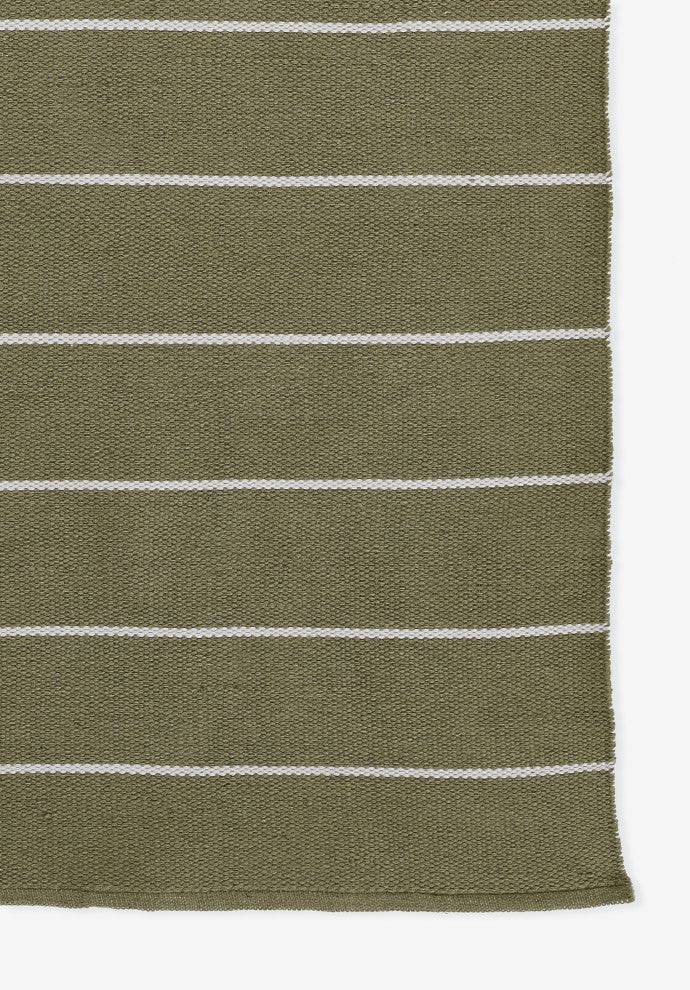 Erin Gates by Momeni River Fine Green Hand Woven PET Indoor Outdoor Rug 2' X 3'