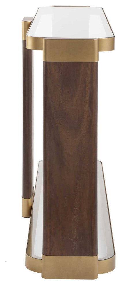 Uttermost Ryles Glass Console Table