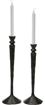 Bollington Aluminum Black Candle Holders