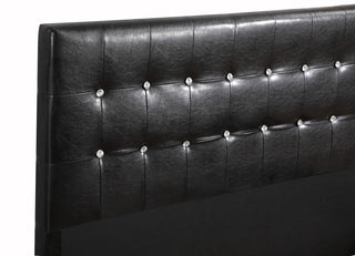 Bed, Black, Full, Queen