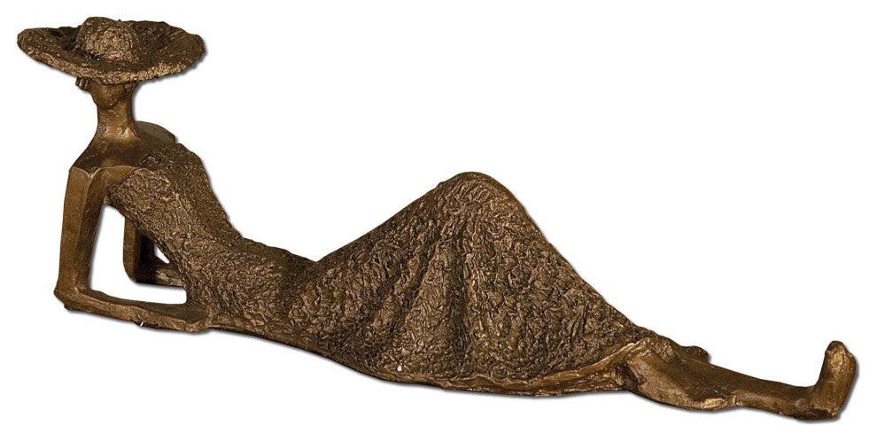 Uttermost Summer Days Sculpture, Antique Bronze
