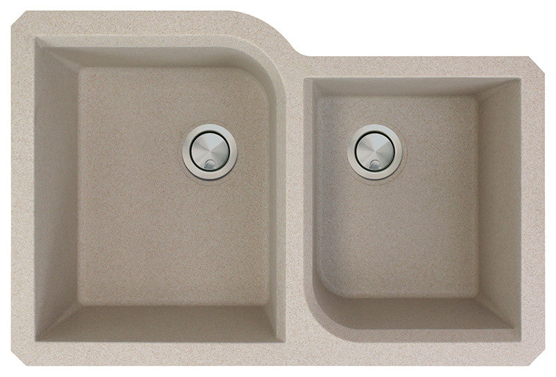 Transolid Radius Granite 31-in Undermount Kitchen Sink