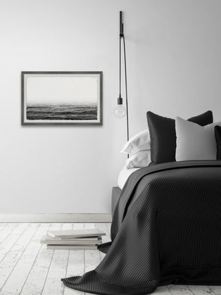 "Ocean Horizon" Framed Painting Print, 12x8