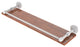 Waverly Place 22" Solid Wood Shelf with Gallery Rail, Matte White