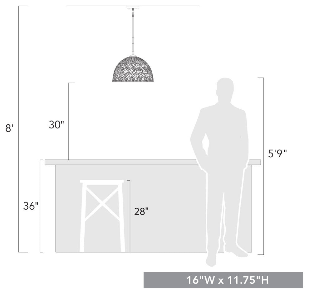 Golden Lighting Shepard Large Pendant, Modern Brass
